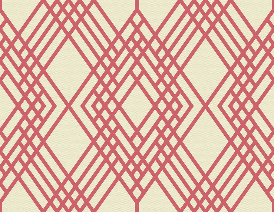 Seabrook Designs Cayman Off-white And Rose Wallpaper Sample TA21301