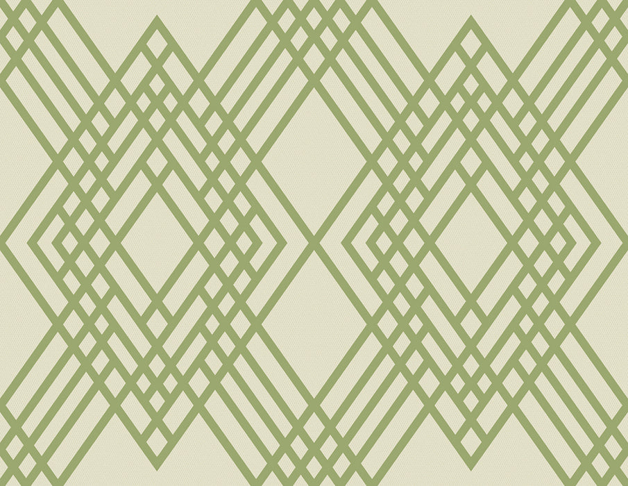 Seabrook Designs Cayman Olive Green And Off-white Wallpaper Sample TA21304