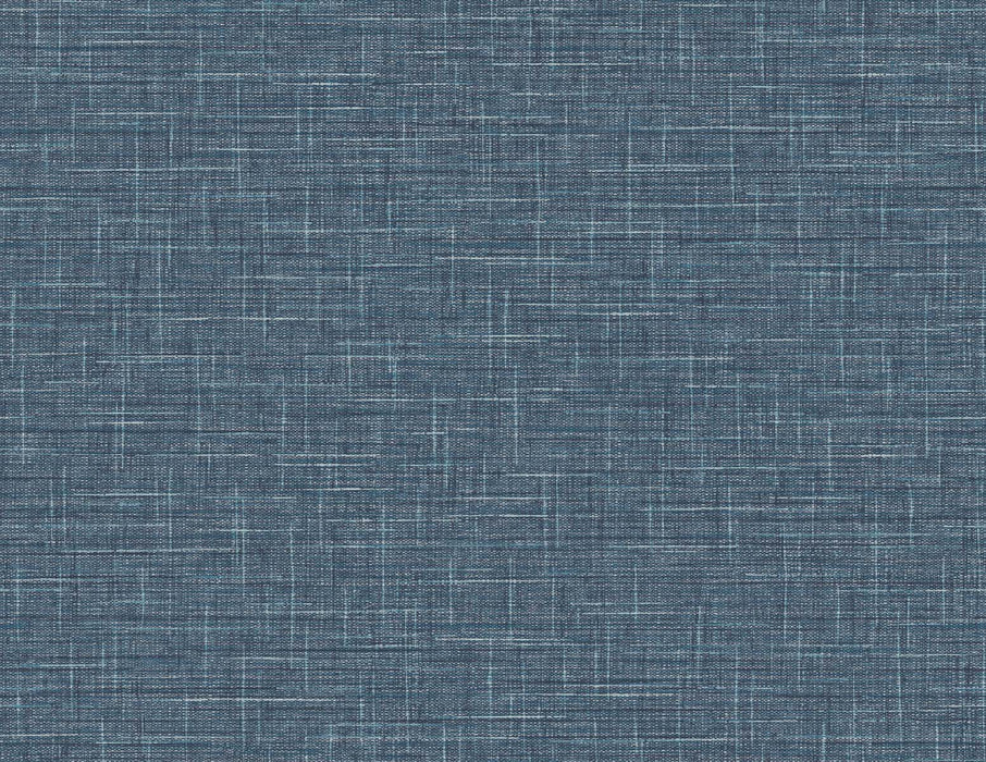 Seabrook Designs Grasmere Weave Faded Cobalt Wallpaper TG60136