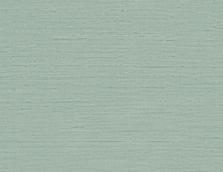 Seabrook Designs Seahaven Rushcloth Aloe Wallpaper Sample TS80714