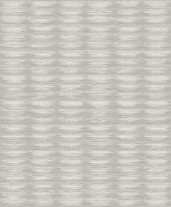 Seabrook Designs Ombre Stripe Light Grey Wallpaper Sample UK10708