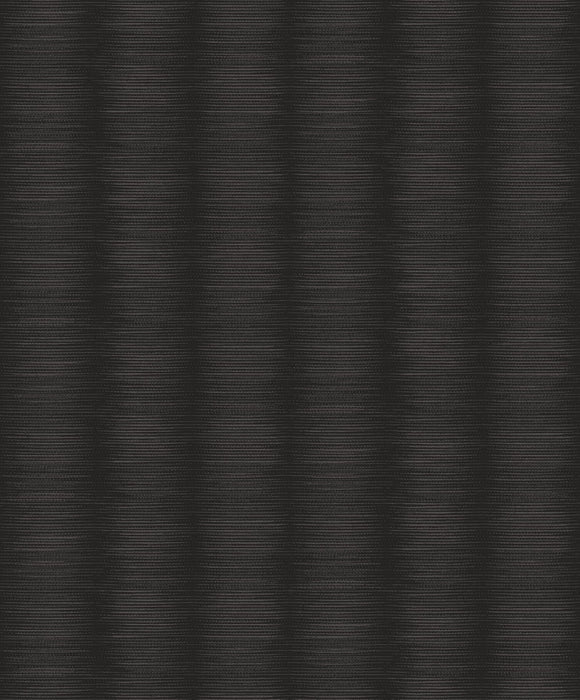Seabrook Designs Ombre Stripe Ebony Wallpaper Sample UK10732
