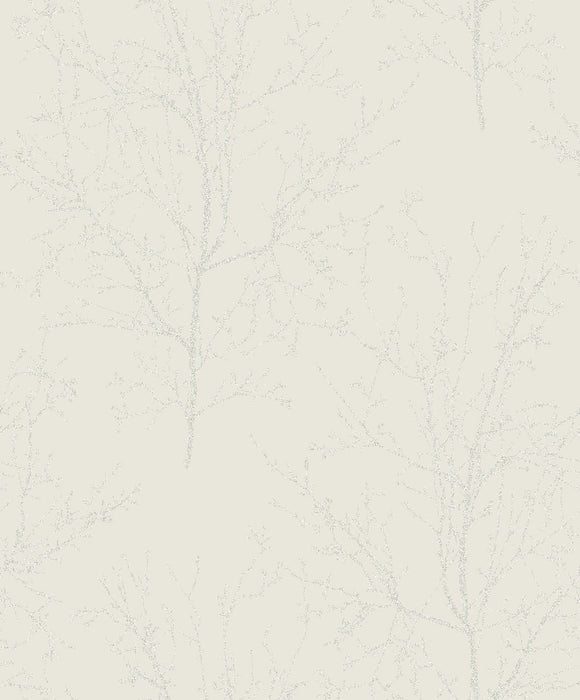 Seabrook Designs Bead Branches Pearl Wallpaper Sample UK11500