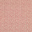 Braquenie Le Grand Corail Vermicule Assorti Rouge Fond Creme Fabric B081C001