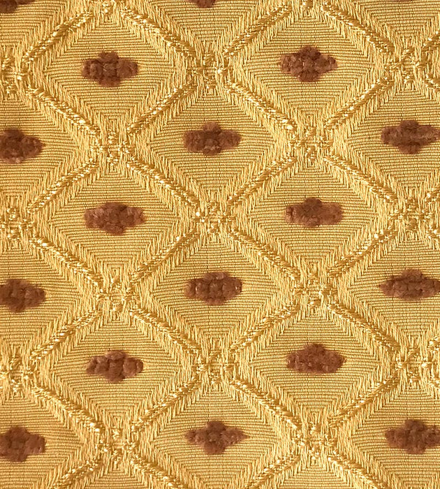 Old World Weavers Jewel Tones Gold Fabric Sample VG01260006