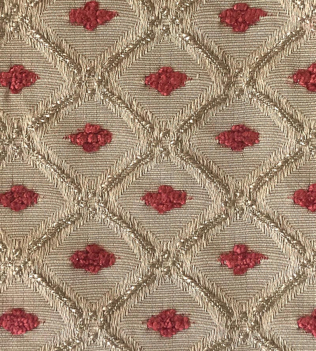 Old World Weavers Jewel Tones Rose Fabric Sample VG01260009