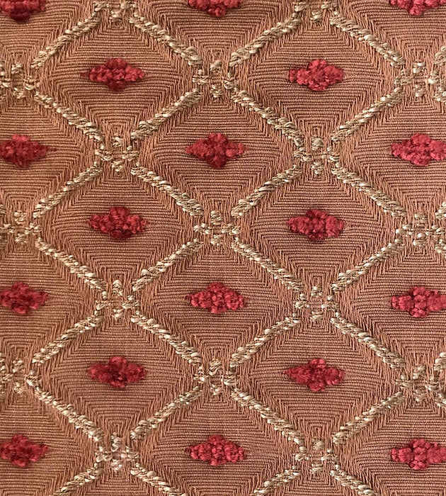 Old World Weavers Jewel Tones Brick Fabric Sample VG01260010