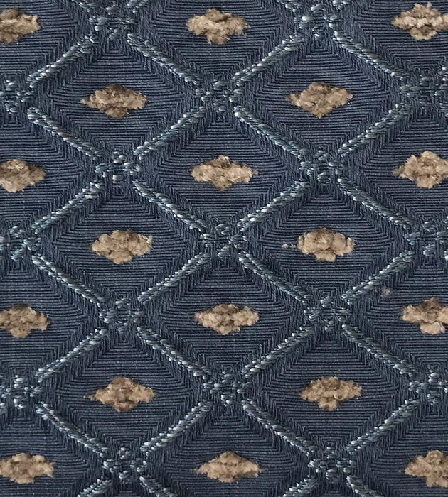 Old World Weavers Jewel Tones Blue Fabric Sample VG01260022