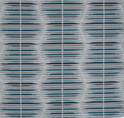 Old World Weavers Julie Ikat Silver Peacock Fabric VK59119999