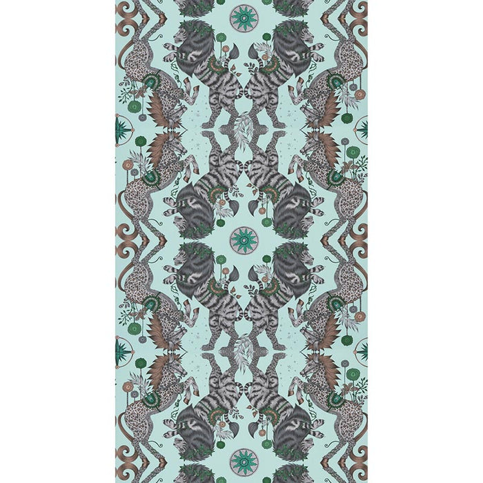 Clarke & Clarke Caspian Wp Aqua Wallpaper W0113/01.CAC.0