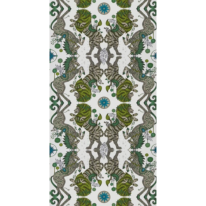 Clarke & Clarke Caspian Wp Lime Wallpaper W0113/04.CAC.0