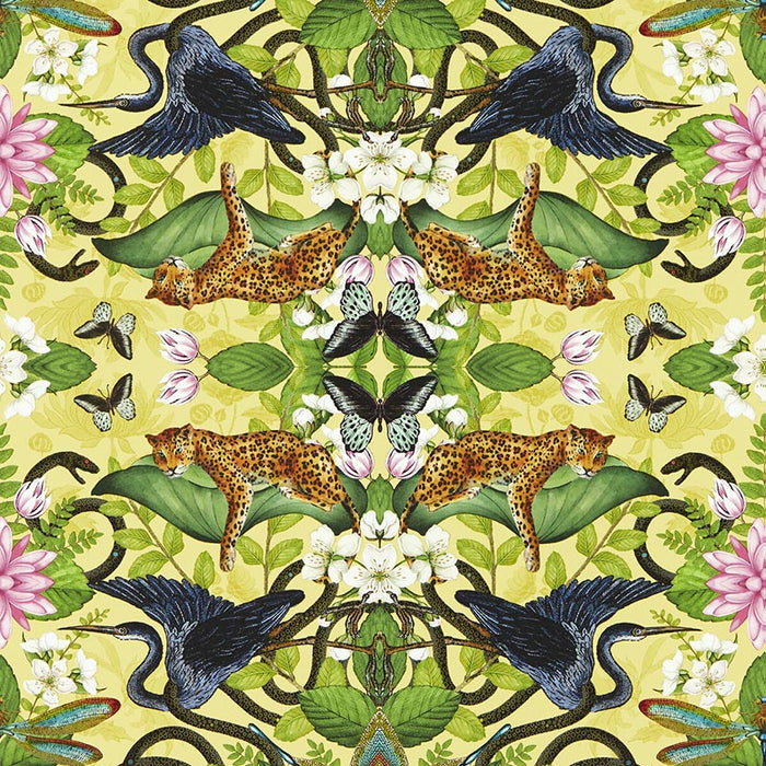 Clarke & Clarke Wonderlust Wp Citron Wallpaper W0136/01.CAC.0