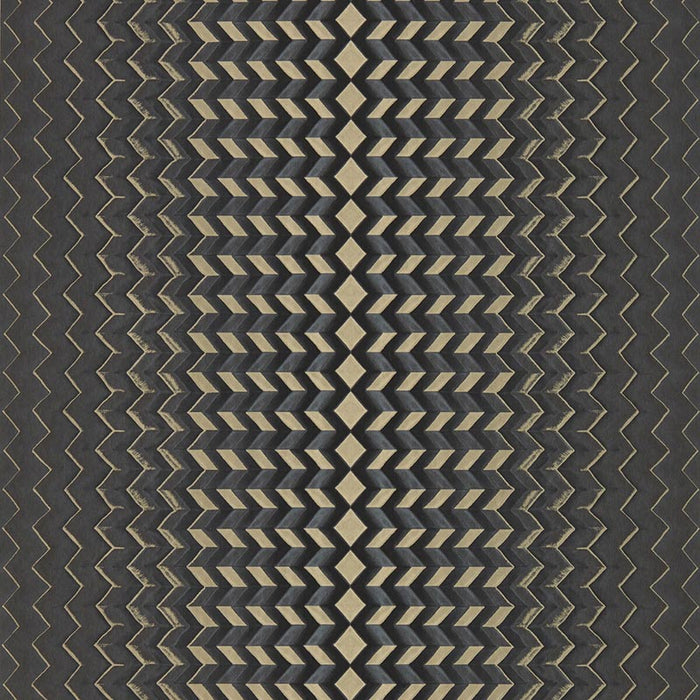 Clarke & Clarke Fragment Charcoal/Gold Wp Wallpaper W0150/02.CAC.0