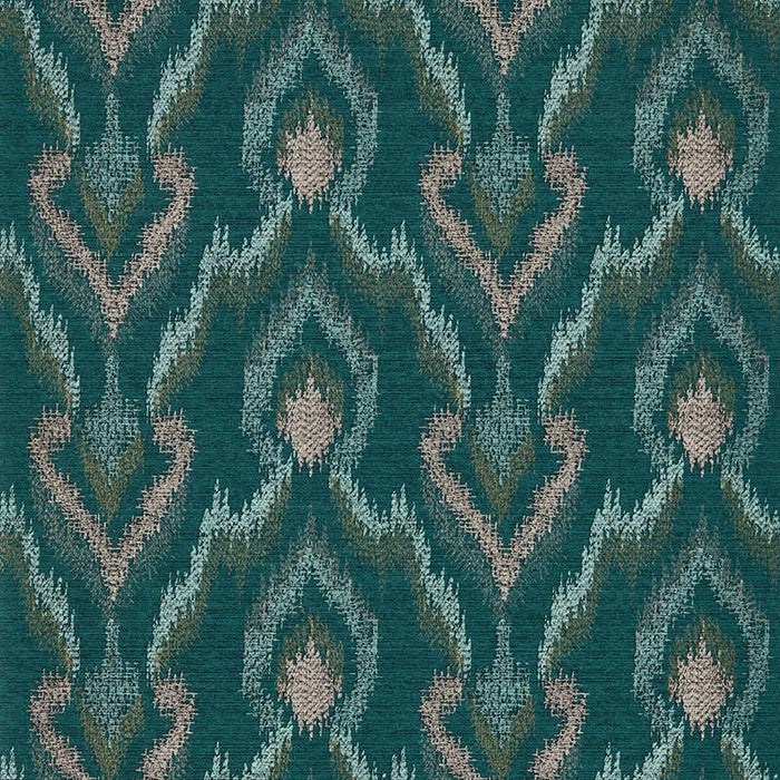 Clarke & Clarke Velluto Teal Wp Wallpaper Sample W0170/03.CAC.0