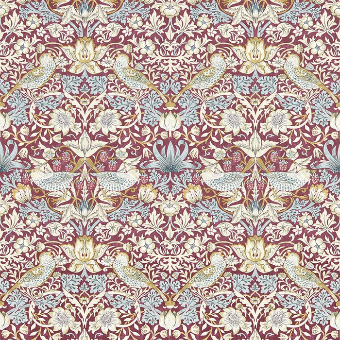 Clarke & Clarke Strawberry Thief Plum Wp Wallpaper W0171/04.CAC.0