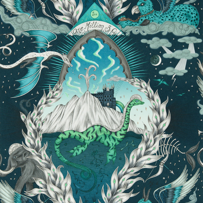 Clarke & Clarke Highlandia Marine Wp Wallpaper W0214/01.CAC.0