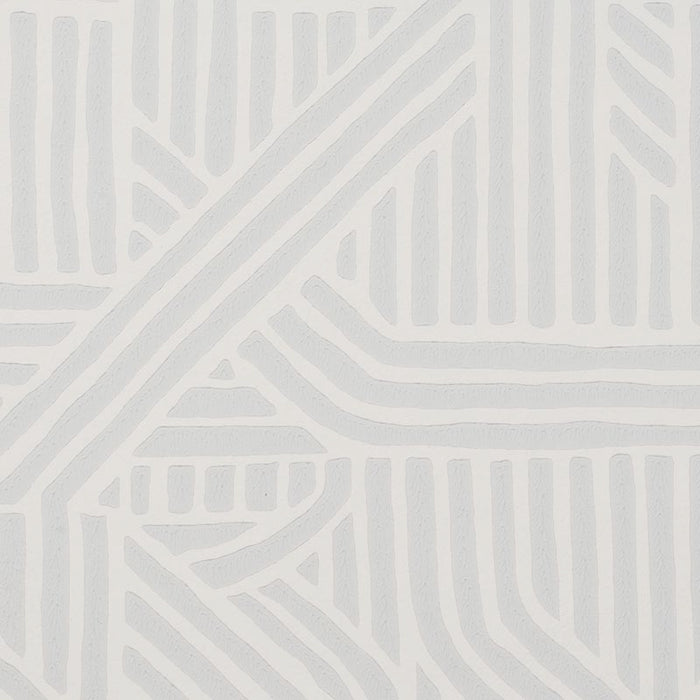 Holly Hunt Walls Cartography Pewter Wallpaper Sample W1042/03