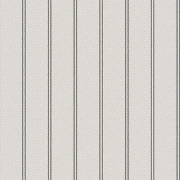 Winfield Thybony Ticking Stripe Charcoal Wallpaper Sample WBP11400.WT.0