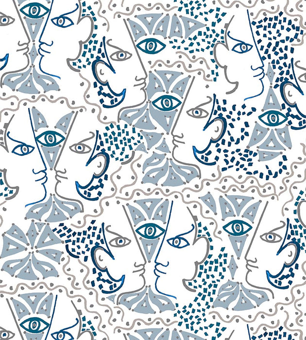Lelievre Union Azur Wallpaper WH064680001