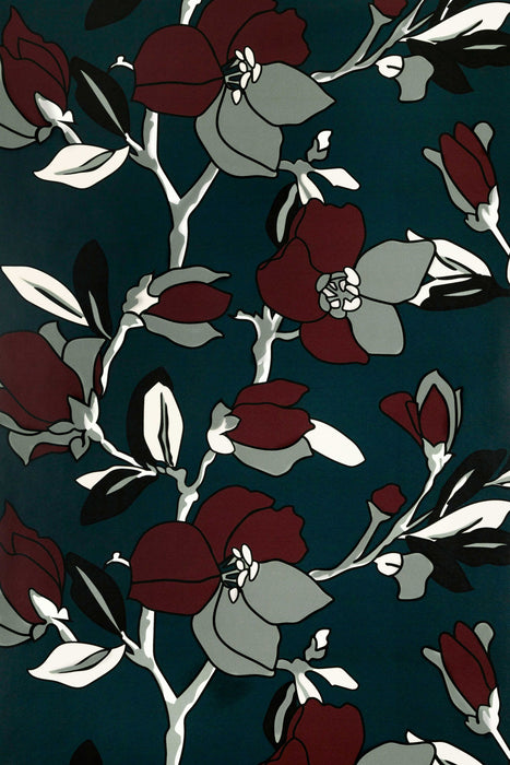 Lelievre Ayame Anthracite Wallpaper WH064840002