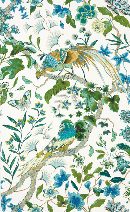 Old World Weavers Botany Bay Forest Wallpaper Sample WJR6822D0004