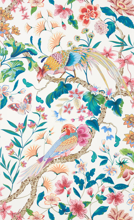 Old World Weavers Botany Bay Perennial Garden Wallpaper Sample WJR6822D0005