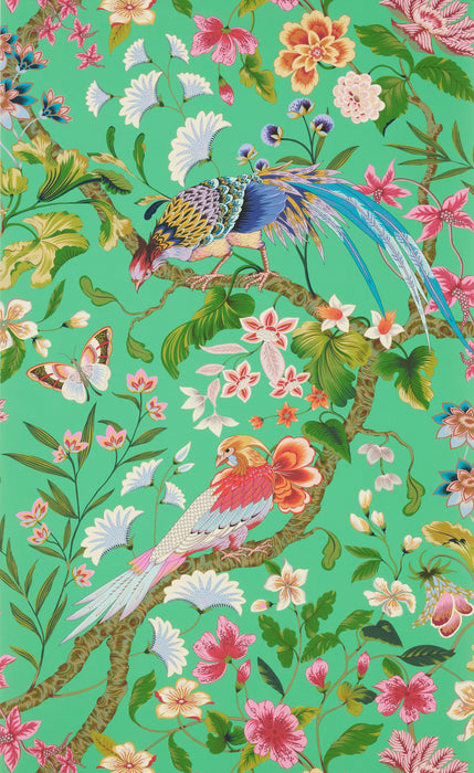 Old World Weavers Botany Bay Jade Wallpaper Sample WJR6822D0006