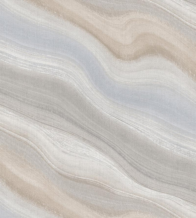 Scalamandre Paria Canyon Taupe Wallpaper Sample WMA0900ST01
