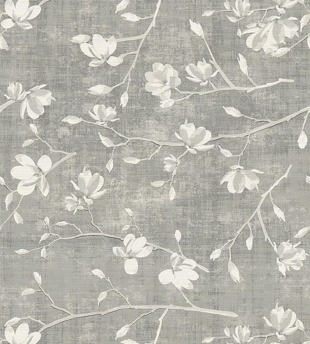 Nicolette Mayer Bloom Silver Wallpaper WNMBLOO0002
