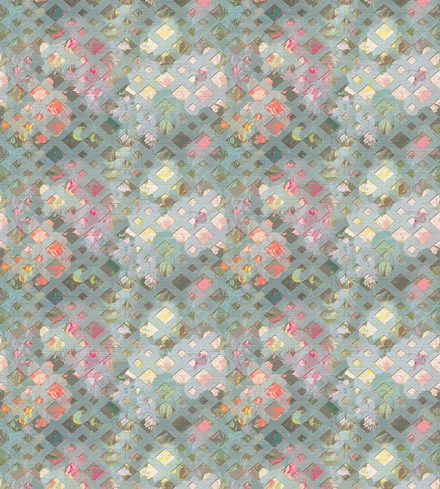 Nicolette Mayer Defosse Trellis Perlblau Wallpaper WNMDEFO0002