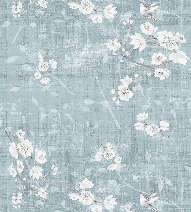 Nicolette Mayer Blossom Fantasia Slate Wallpaper WNMBLOS1044