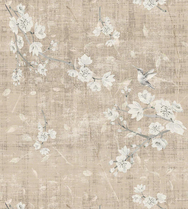 Nicolette Mayer Blossom Fantasia French Gray Wallpaper WNMBLOS1050