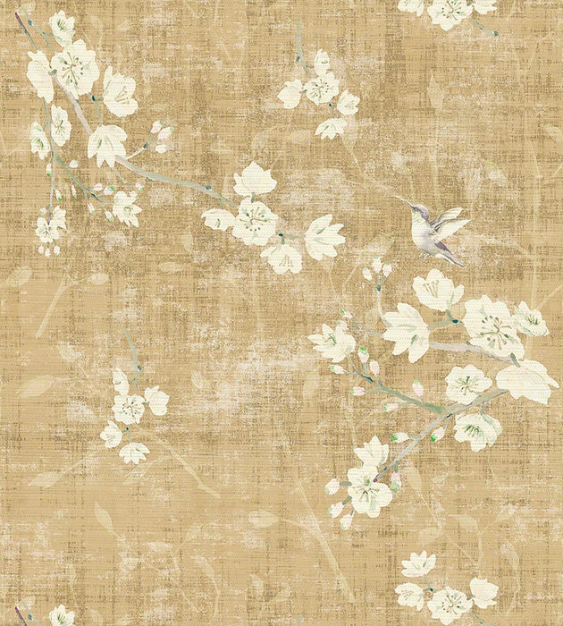 Nicolette Mayer Blossom Fantasia Gold Wallpaper WNMBLOS1051