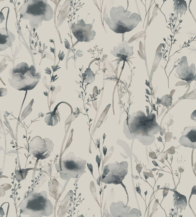 Sandberg Lo Indigo Blue Wallcovering Sample WSB02260001