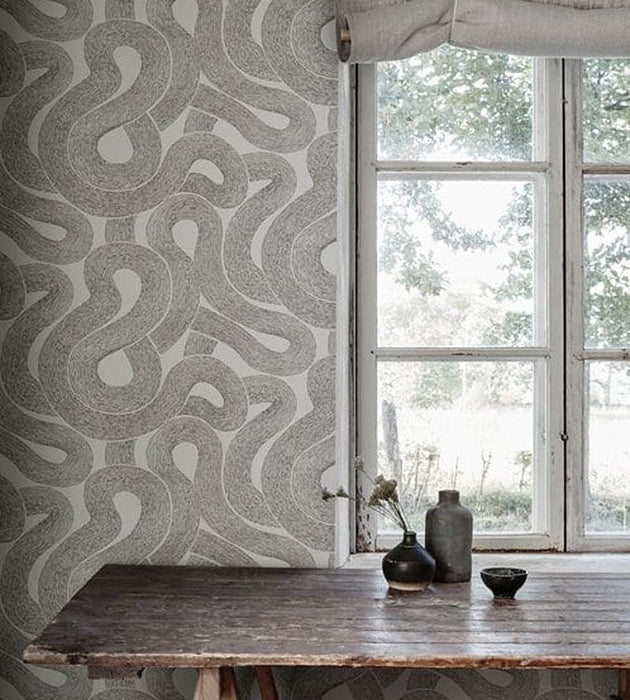 Sandberg Zen White Wallpaper WSB08050001