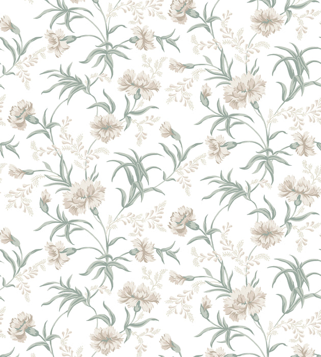 Sandberg Emilie Spring Green Wallcovering Sample WSB08320001