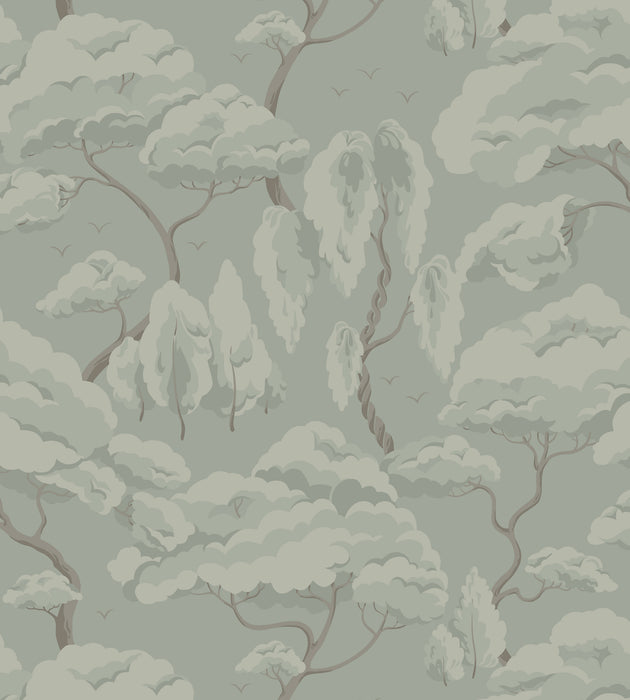 Sandberg Kristoffer Sage Green Wallcovering Sample WSB101230024