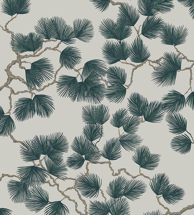 Sandberg Pine Green Wallpaper WSB08040078