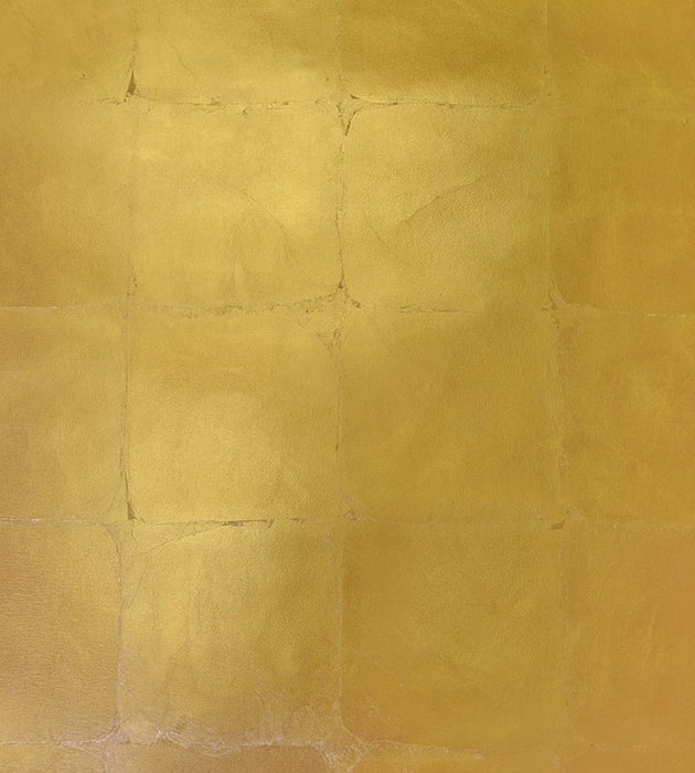 Scalamandre Gilded Leaf - RV Gold Wallpaper Sample WTO3RV24