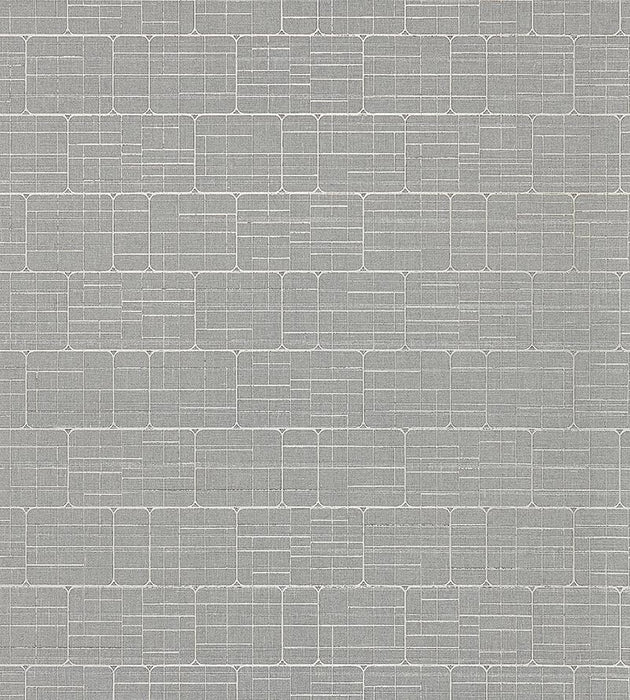 Scalamandre Mechanical Workmanship Gunmetal Wallpaper WTT156615