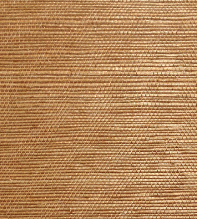 Scalamandre Organic Sisal Cinnamon Wallpaper Sample WTW66GT39
