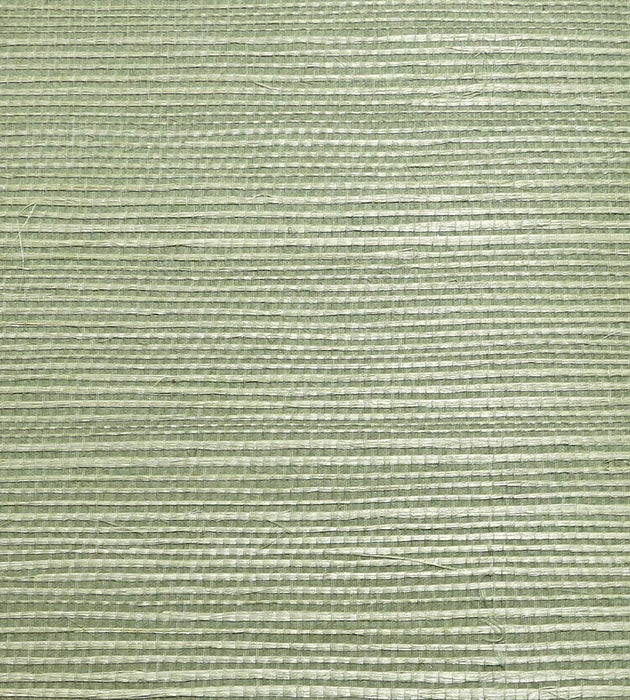 Scalamandre Organic Sisal Sea Glass Wallpaper Sample WTW69GT39