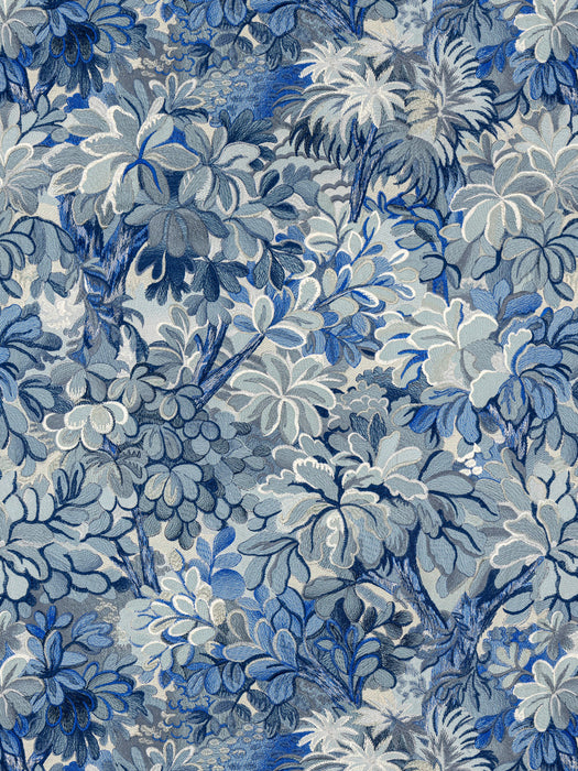 Old World Weavers Ridge Edge Blue Stone Wallpaper Sample WWWP885900001