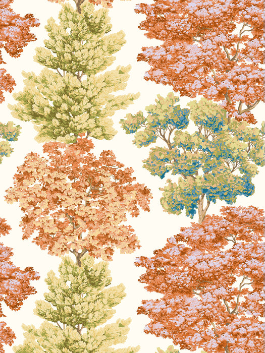 Scalamandre Central Park Autumn Wallpaper WWWP88583D0003