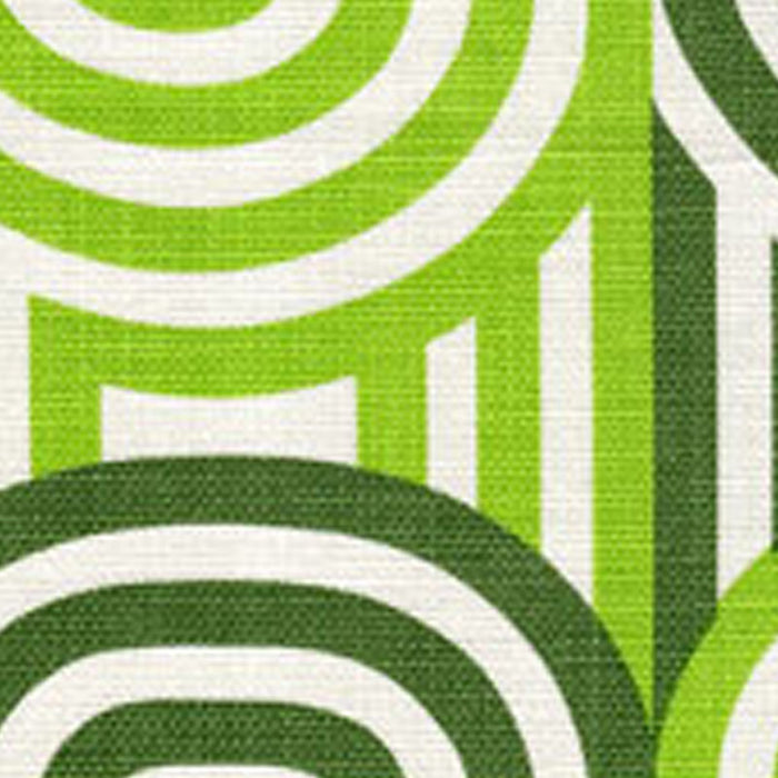 Alan Campbell Wavelength Grass Green Leaf Fabric AC210-12