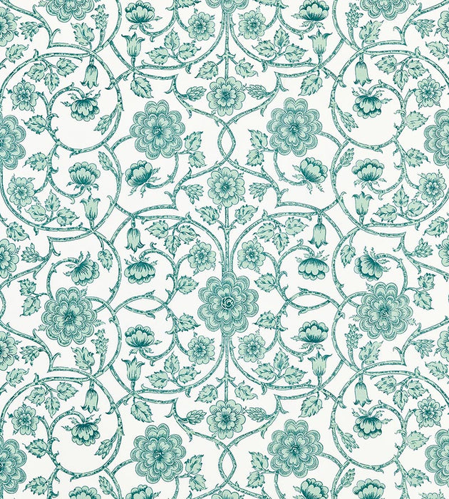 Old World Weavers Ornamental Gate Celadon Fabric YD57360005