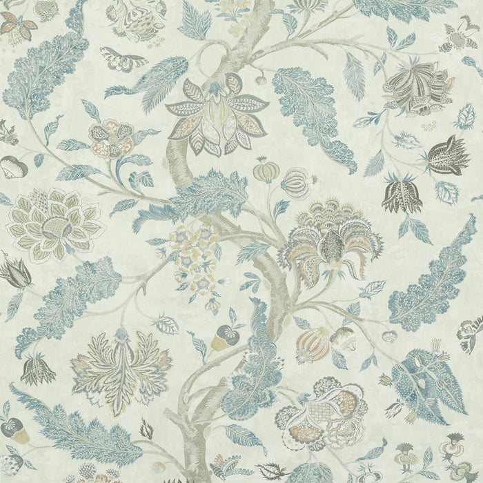 Zoffany Indienne Print Natrual/Aubusson Fabric Sample ZAQF322699