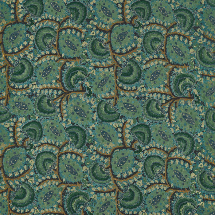 Zoffany Suzani Archive Weave Serpentine Fabric Sample ZAQF333089