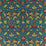 Zoffany Oiseaux de Paradis Embroidery Prussian Blue Fabric Sample ZAQF333091
