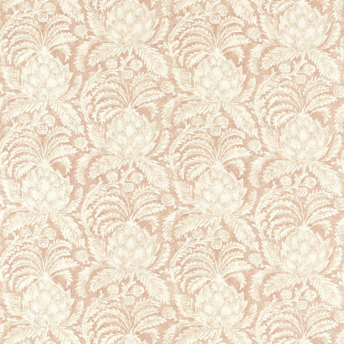 Zoffany Pina de Indes Tuscan Pink Fabric Sample ZART322763
